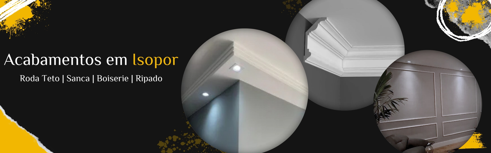 Acabamentos em Isopor 