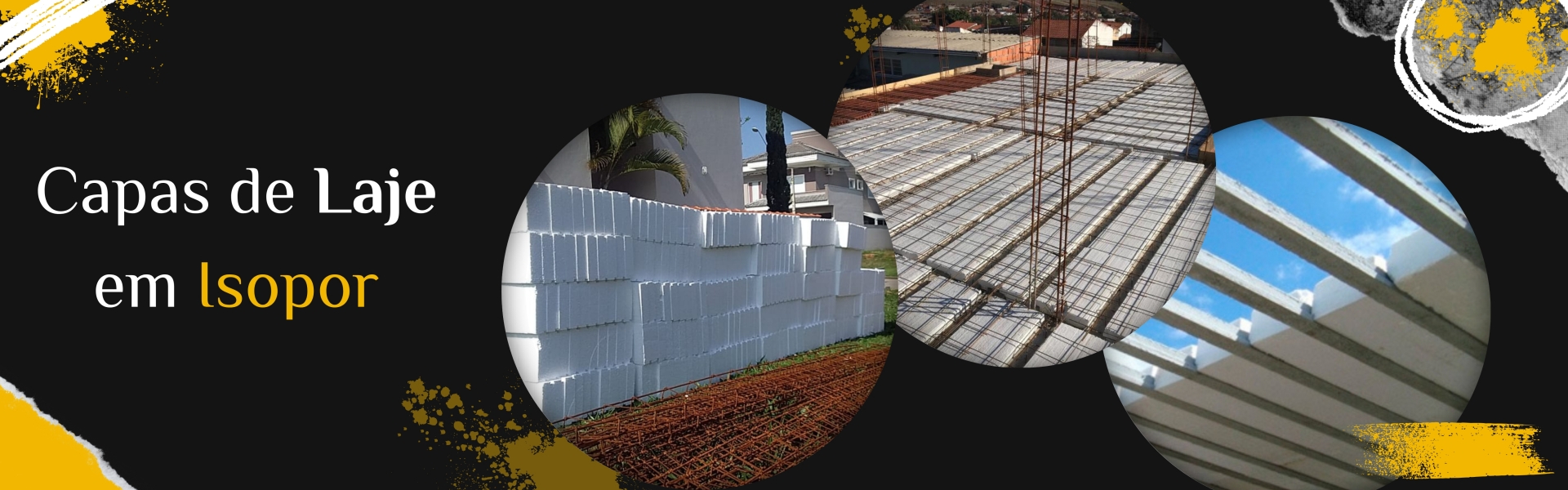 Capas de Lajes em Isopor 